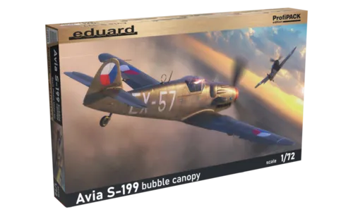 eduard-70151-avia-s-199-bubble-canopy-profipack-flugzeug-1-72 image 1
