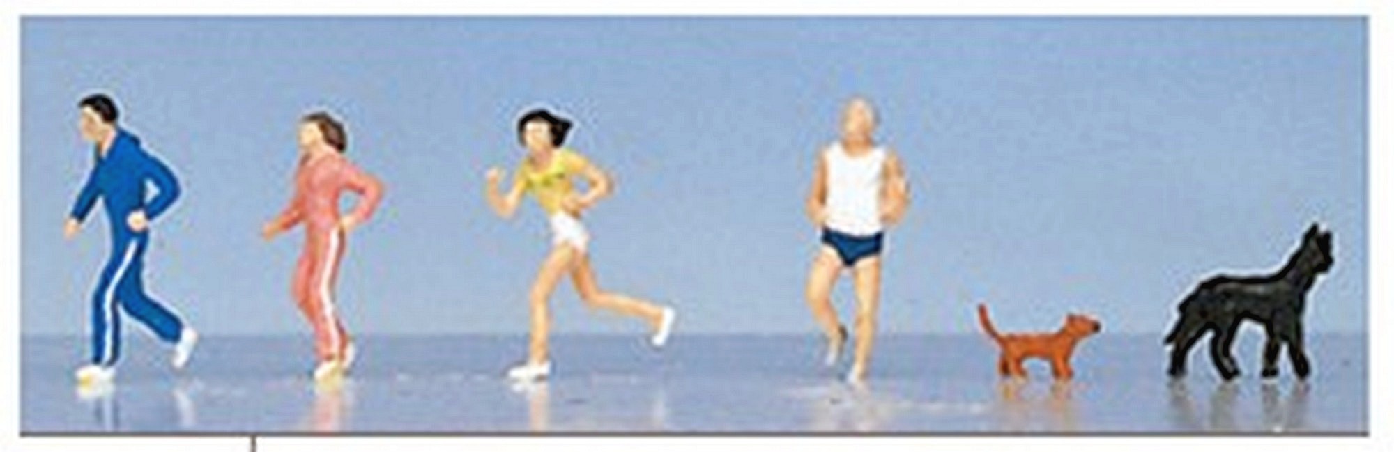 hobbytrain-modellautos-6er-set-jogger-und-hunde-figuren-1-160 image 1