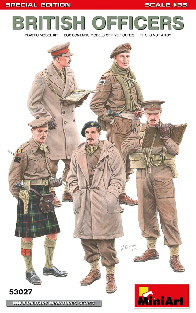 miniart-53027-british-officers-figuren-1-35-special-edition image 1