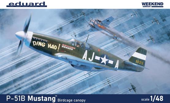 eduard-84209-p-51b-mustang-birdcage-flugzeugbausatz-1-48 image 1