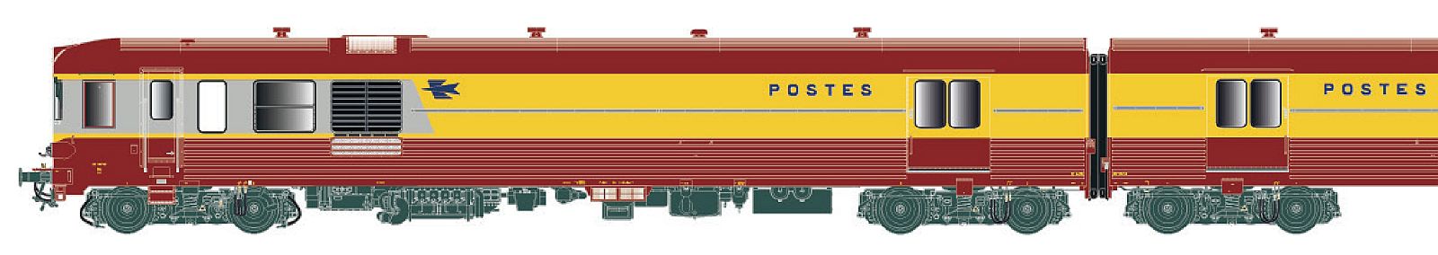 hobbytrain-xp-94750-triebzug-sncf-ptt-2-tlg-ep-iv image 1