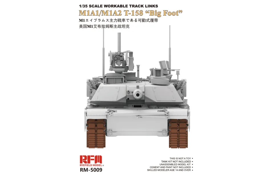 rye-field-model-5009-t-158-big-foot-ketten-1-35-f-r-m1a1-m1a2 image 1