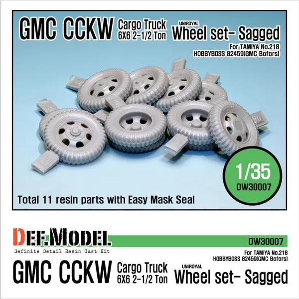 def-model-dw30007-1-35-cckw-truck-radsatz-resin image 1