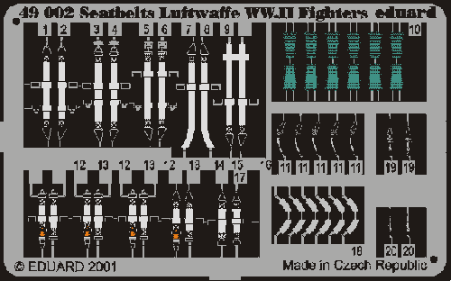 eduard-49002-seatbelts-luftwaffe-wwii-gurte-1-48-j-ger image 1