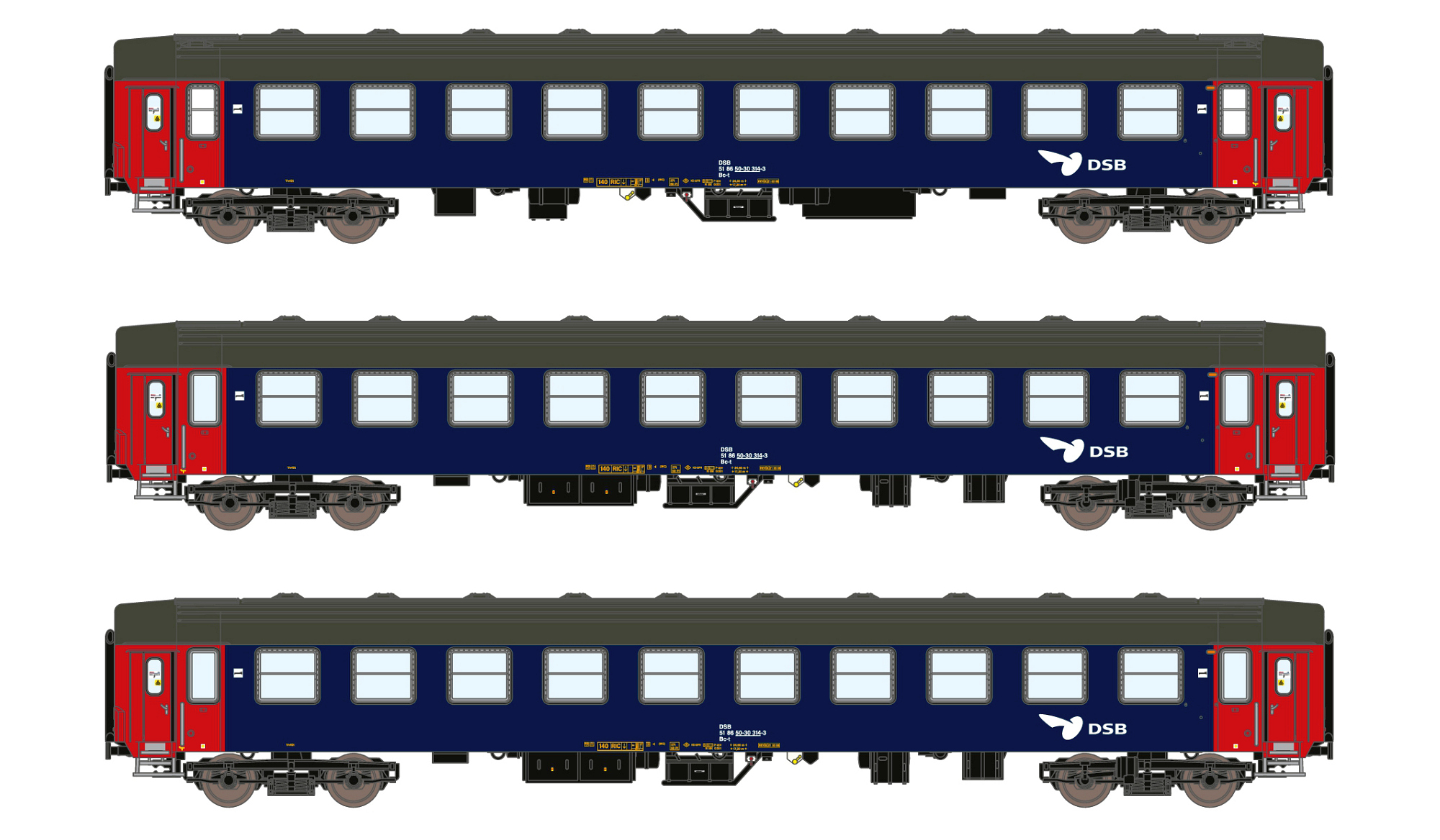 hobbytrain-uic-y-3er-set-liegewagen-bc-dsb-ep-iv-v-24-5-m image 1