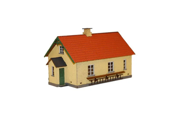 hobbytrade-ved-banen-ht-87251-w-rterhaus-bausatz-gelb-modell-1891-h0 image 1