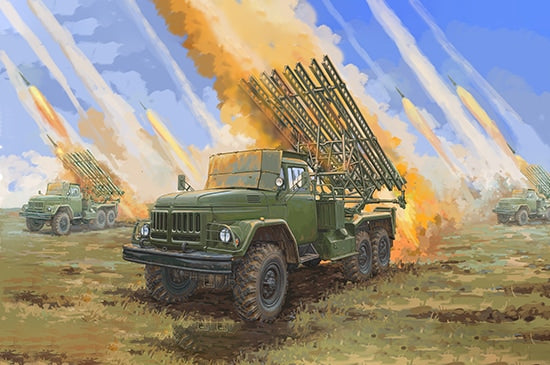 trumpeter-01062-bm-13-raketenwerfer-panzer-modellbausatz-1-35 image 1
