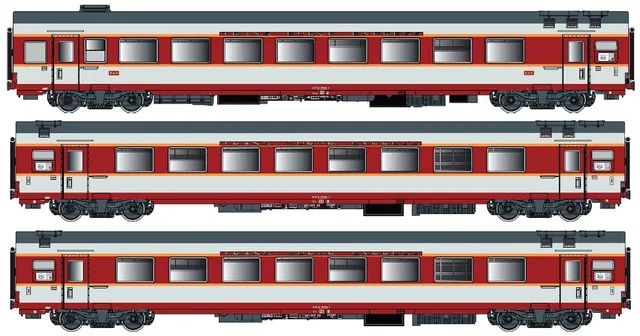 hobbytrain-personenwagen-3er-set-gc-sncf-etendard-b-ac image 1