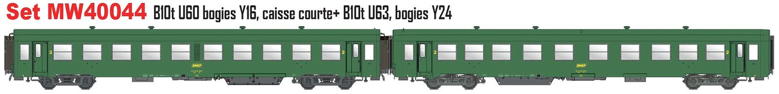 hobbytrain-personenwagen-usi-b10t-sncf-2er-set-2-kl image 1