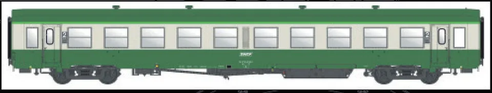 hobbytrain-usi-b10t-u61-personenwagen-sncf-2-kl-ep-iv image 1