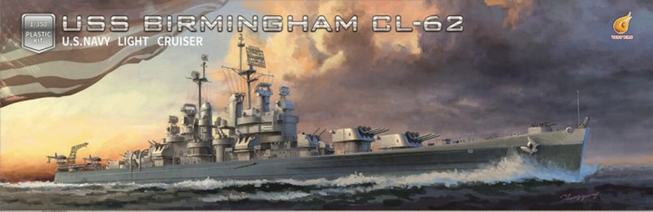 very-fire-vf350921-uss-birmingham-cl-62-schiffsmodell-1-350 image 1