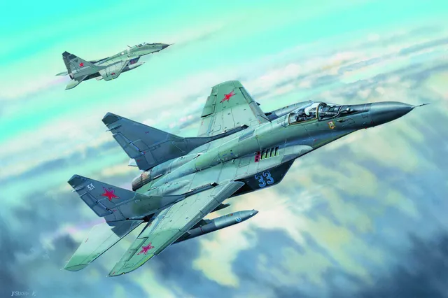 trumpeter-03224-mig-29c-fulcrum-1-32-flugzeug-bausatz image 1