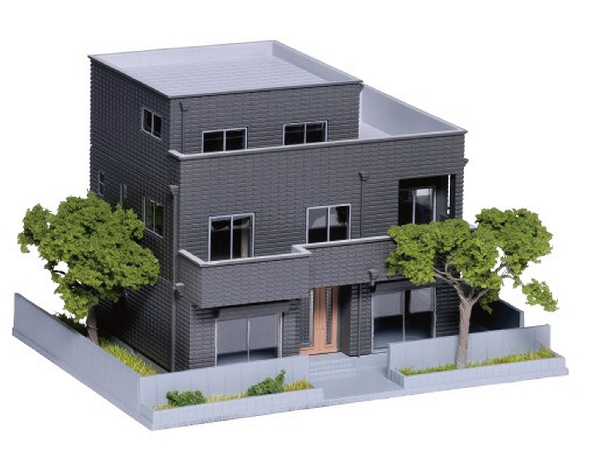 hobbytrain-zubeh-r-wohnhaus-804-w-hartwig-dunkelgrau image 1
