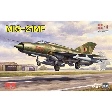 rye-field-6001-mig-21mf-fishbed-flugzeugmodell-1-48 image 1