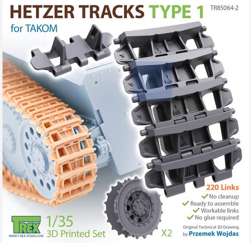 t-rex-85064-2-hetzer-tracks-type-1-ketten-1-35-f-r-takom image 1
