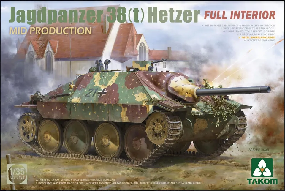 takom-2171-jagdpanzer-38-hetzer-mid-panzer-bausatz-1-35-interior image 1