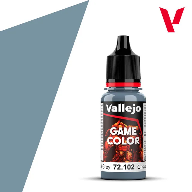 vallejo-game-color-102-steel-grey-acrylfarbe-18ml-grau image 1