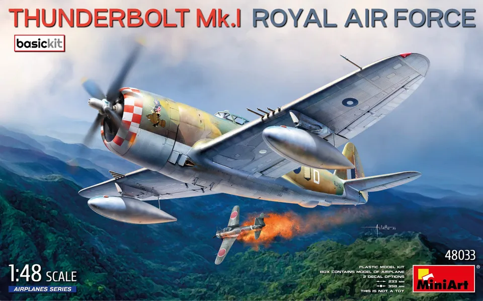 miniart-48033-thunderbolt-mk-i-flugzeugbausatz-1-48-raf image 1