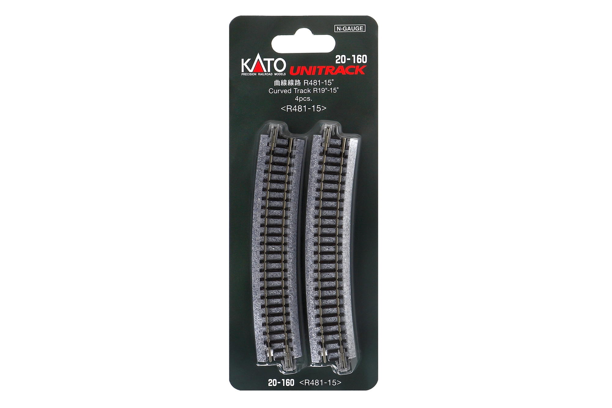 hobbytrain-gleise-gleis-gebogen-r481mm-15-4-stk-spur-n image 1