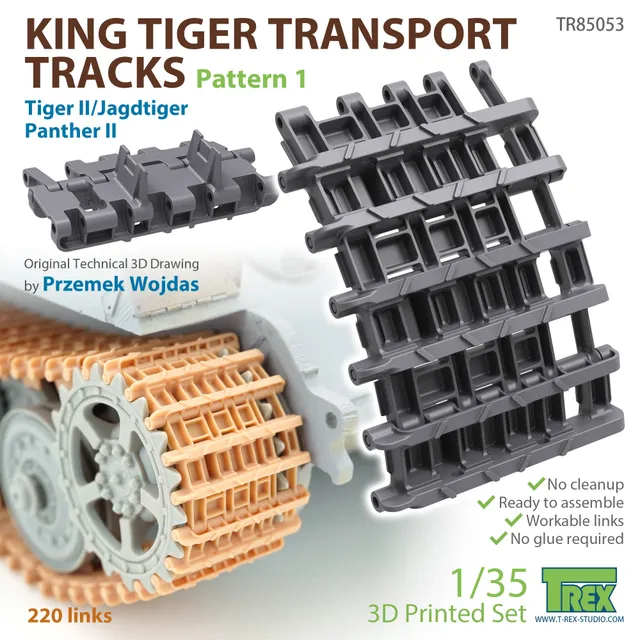 t-rex-85053-king-tiger-transportkette-1-35-pattern-1 image 1