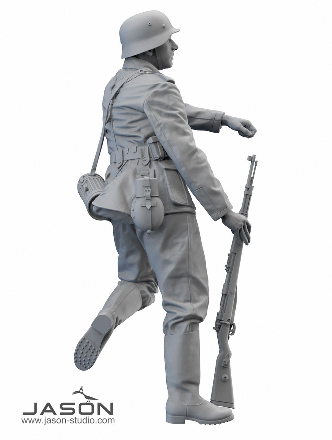 jason-studios-16032-deutscher-infanterist-figur-1-16-wwii image 3