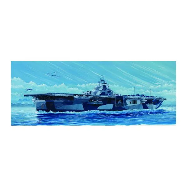 trumpeter-05730-uss-franklin-cv-13-1-700-flugzeugtr-ger-bausatz image 1