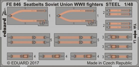eduard-49100-sitzgurte-sowjet-j-ger-wwii-tzteile-1-48-steel image 1