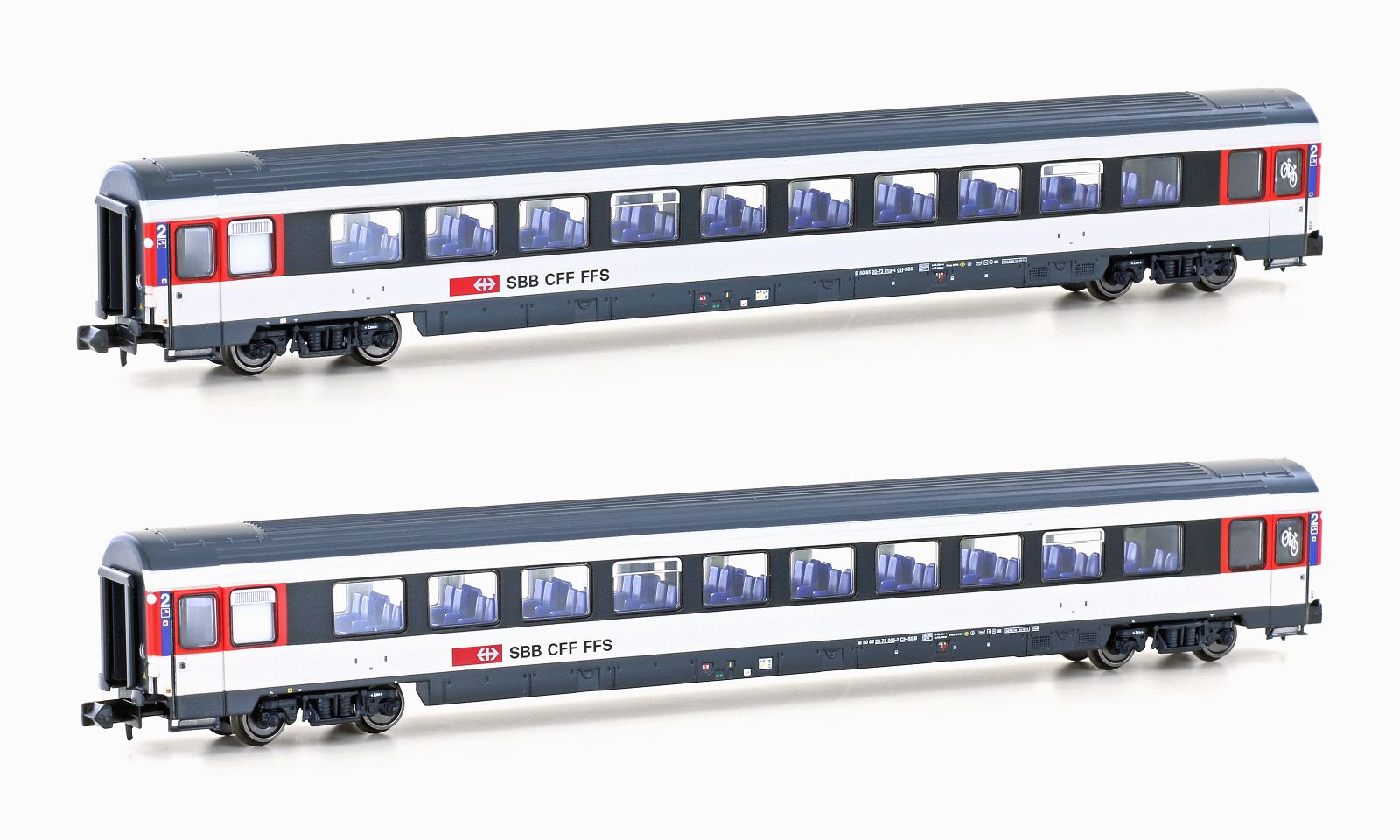 hobbytrain-bpm-sbb-personenwagen-2er-set-spur-n-2-klasse image 1