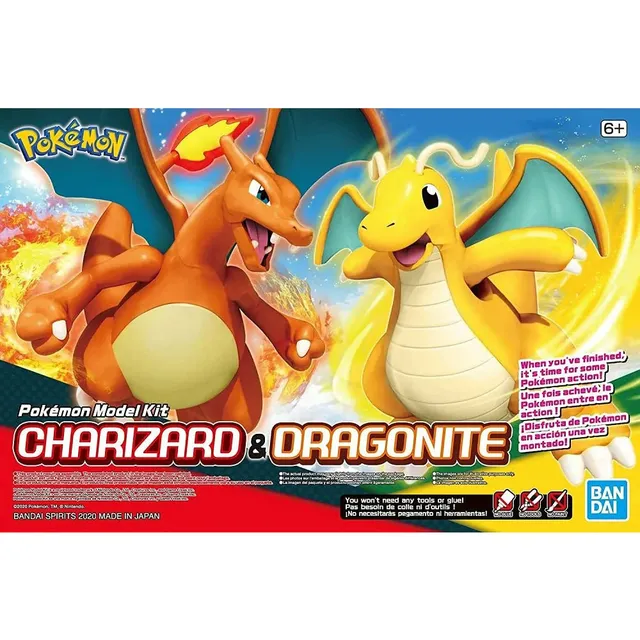 bandai-pokemon-charizard-dragonite-model-kit-set image 1