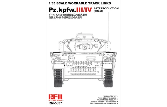rye-field-model-5037-panzer-kette-pz-iii-iv-1-35-beweglich image 1