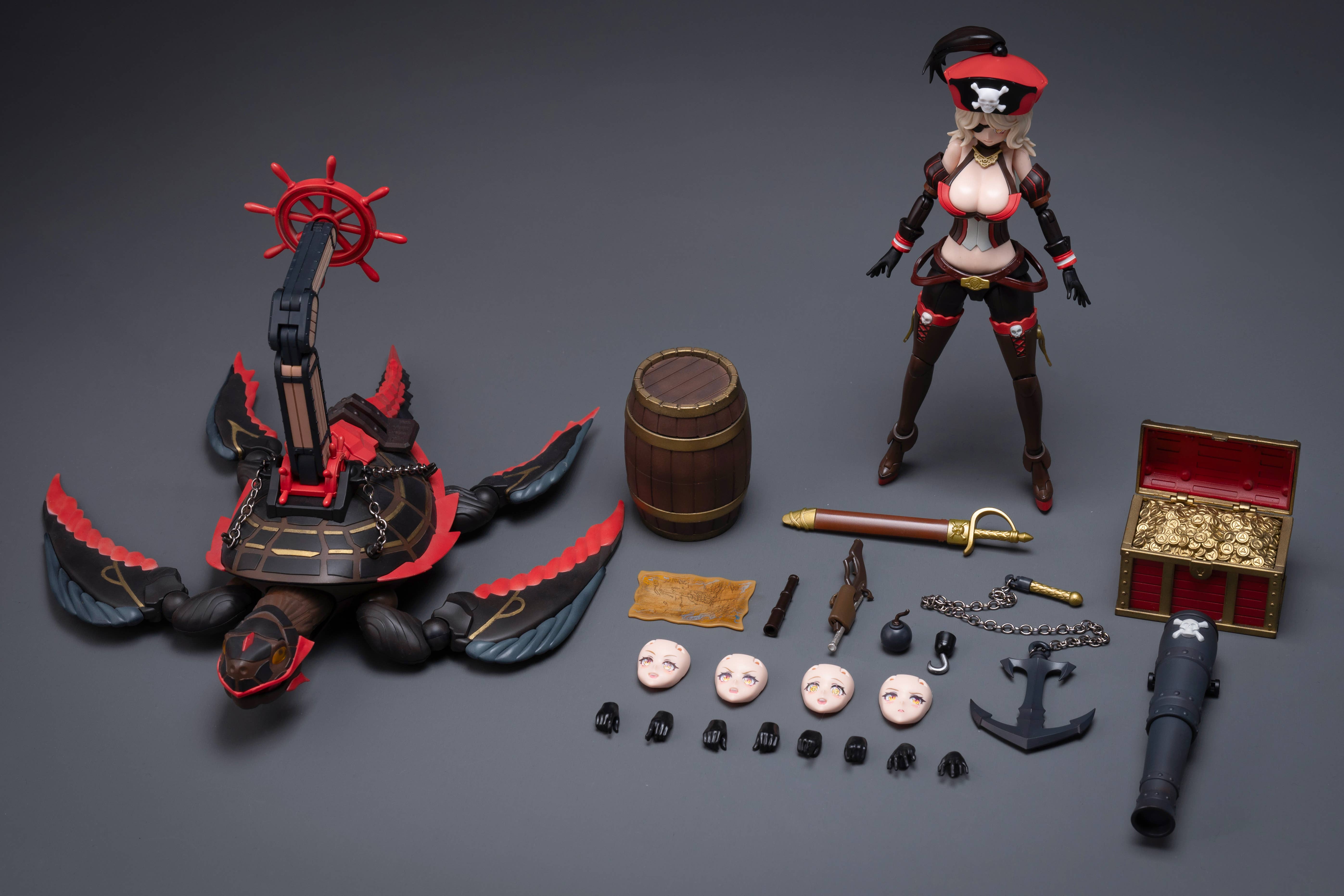 border-model-ba003-pirate-captain-queen-anne-figur-1-12 image 2