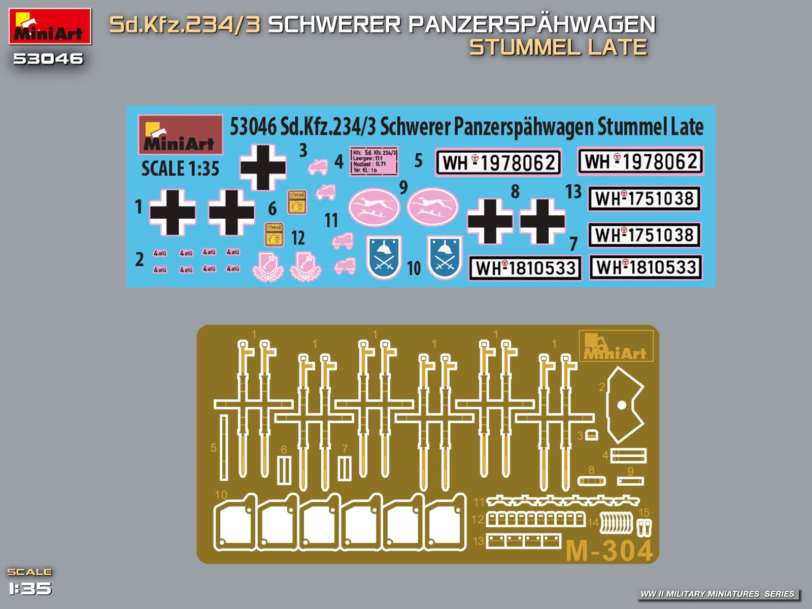 miniart-53046-sd-kfz-234-3-stummel-panzersp-hwagen-1-35 image 2