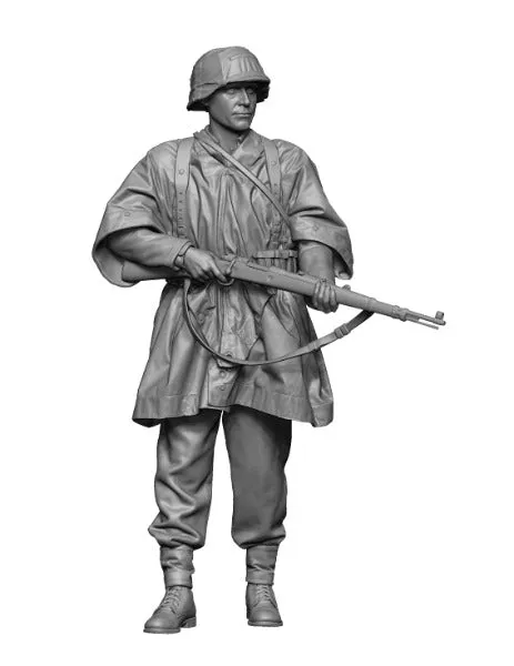 h3-models-16133-waffen-ss-poncho-1-16-figur-unbemalt image 1