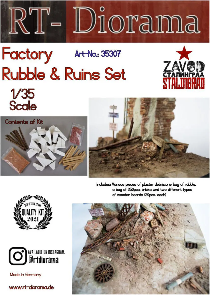rt-diorama-35307-factory-rubble-ruins-diorama-1-35 image 1