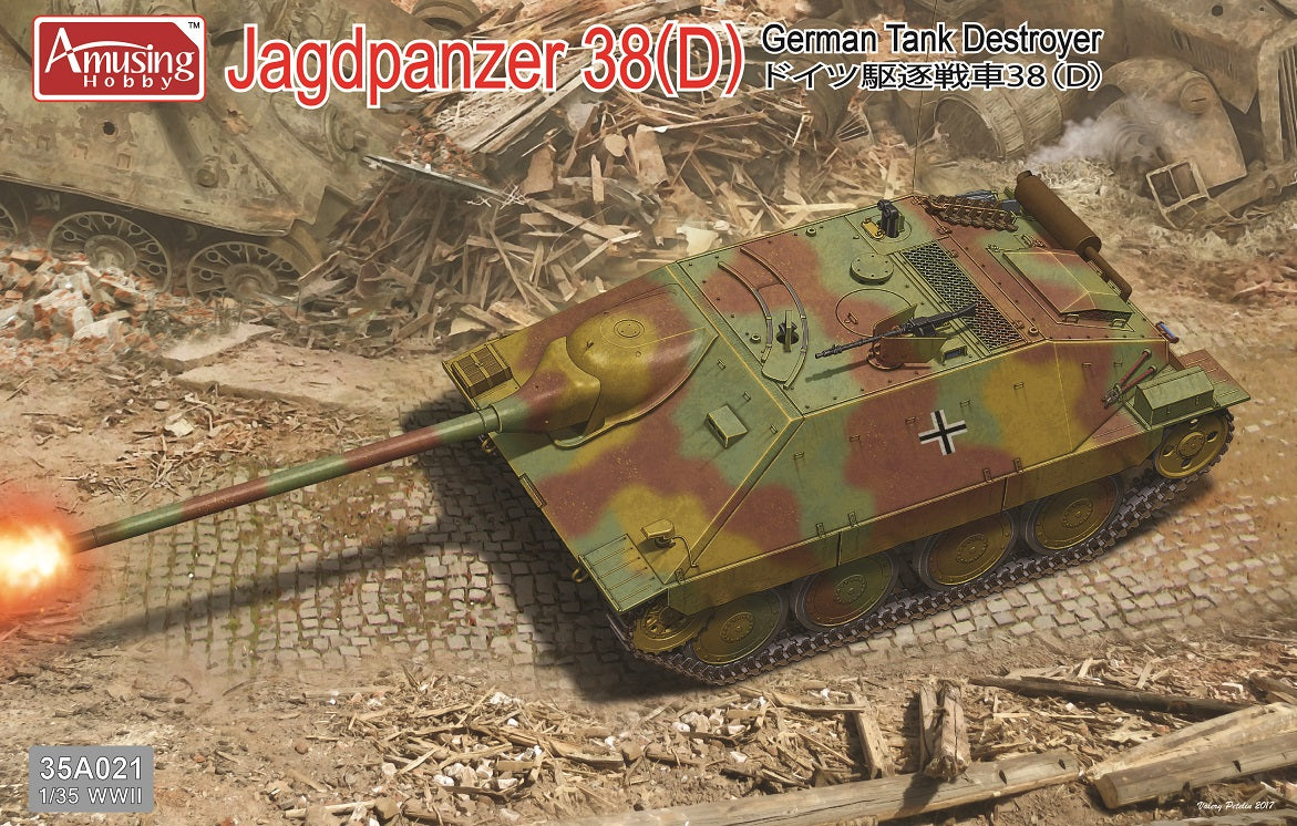 amusing-hobby-35a021-jagdpanzer-38-d-bausatz-1-35-ww2 image 1