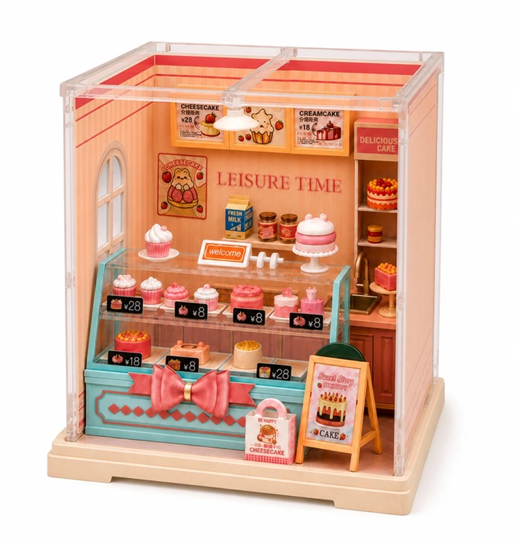 aierbaoli-abl-asd903-space-cake-shop-miniaturhaus-led-99-tlg image 2
