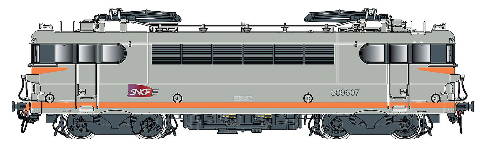 hobbytrain-elektrolok-bb-509607-sncf-ep-vi-ac-sound image 1
