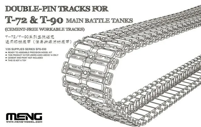 meng-sps030-1-35-double-pin-gleiskette-f-r-t-72-t-90-einzelglieder image 1