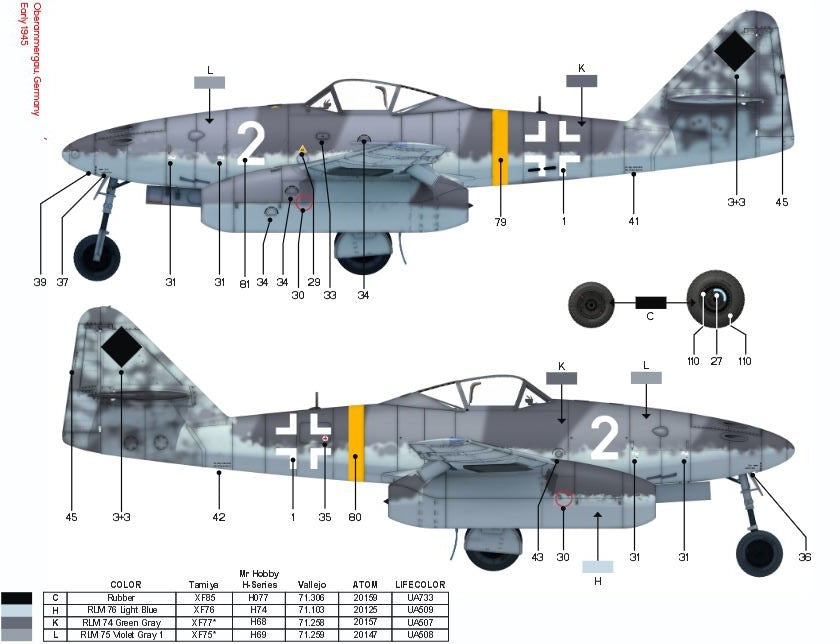 das-werk-dw32003-messerschmitt-me-262-flugzeug-bausatz-1-32 image 6