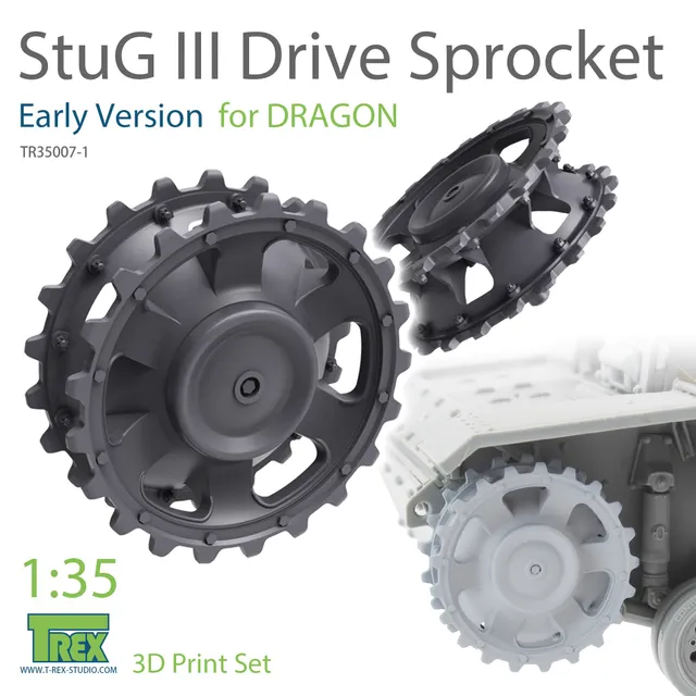 t-rex-35007-1-1-35-stug-iii-antriebsr-der-early-f-r-dragon image 1