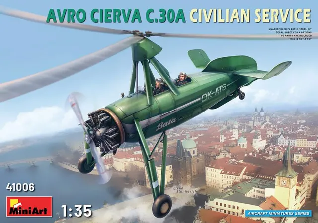 miniart-avro-cierva-c-30a-civilian-service-hubschrauber-1-35 image 1