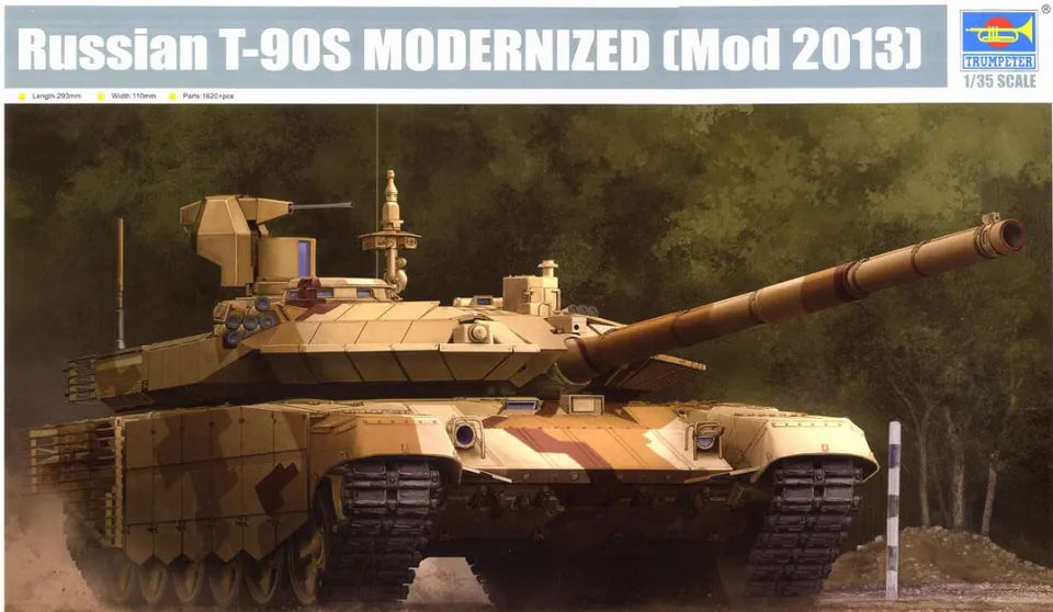 trumpeter-09524-t-90s-modernized-panzermodell-1-35 image 1