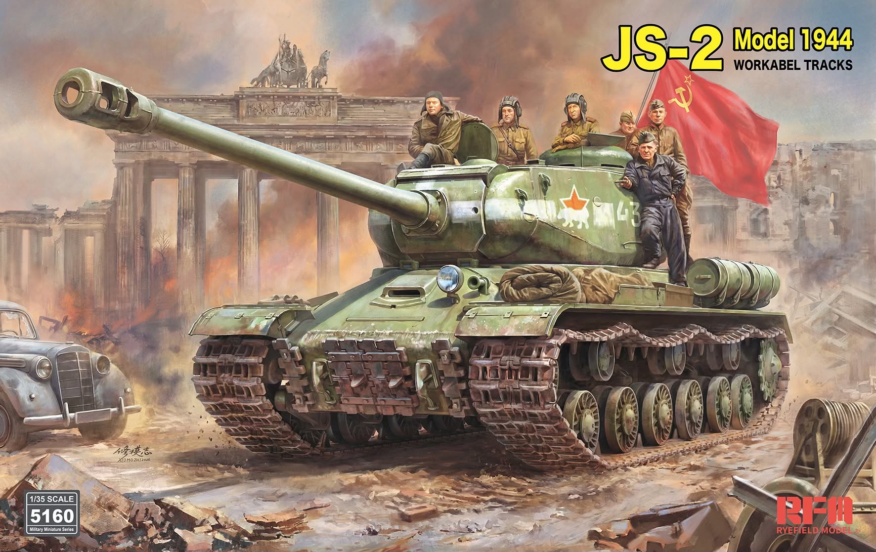 rye-field-model-5160-js-2-1944-panzer-1-35-ww2-sowjet image 1
