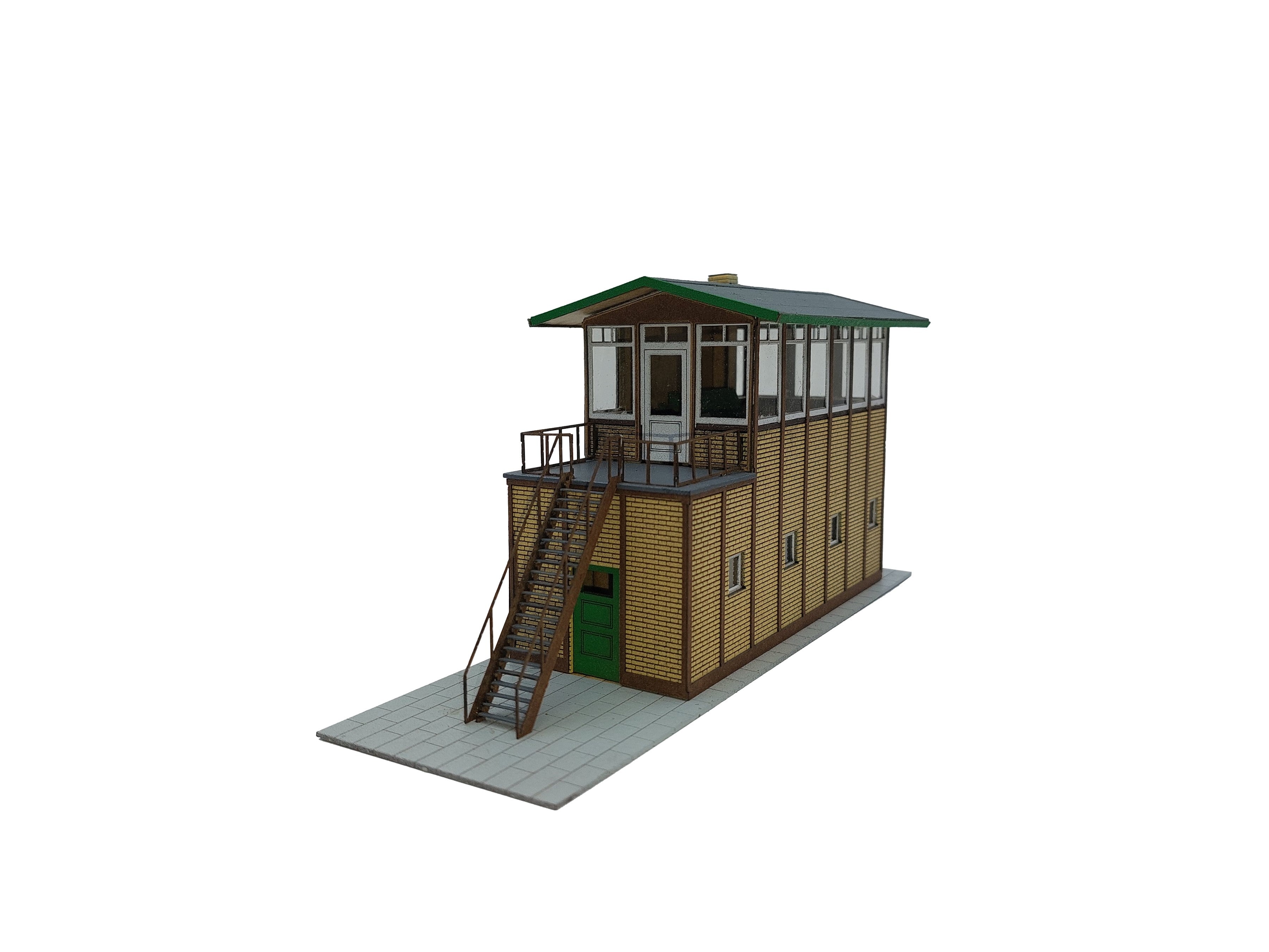 hobbytrade-ved-banen-ht-87261-blockpost-bausatz-gelbe-steine-h0 image 3