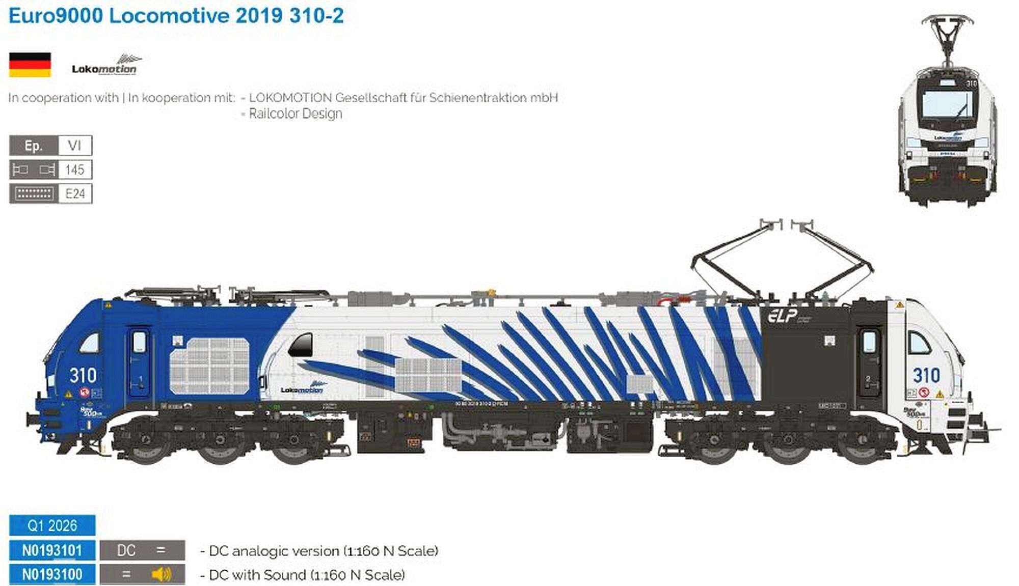 hobbytrain-br-2019-euro-9000-elektrolok-lokomotion-sound-ep-vi image 1