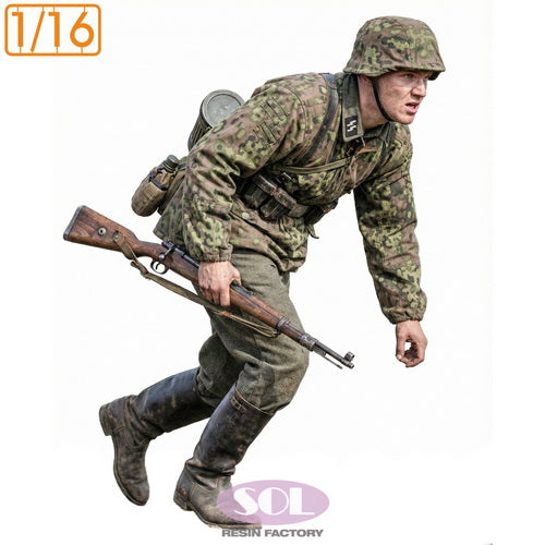 sol-resin-factory-mm752-ss-infanterie-figur-1-16-kar98k image 1