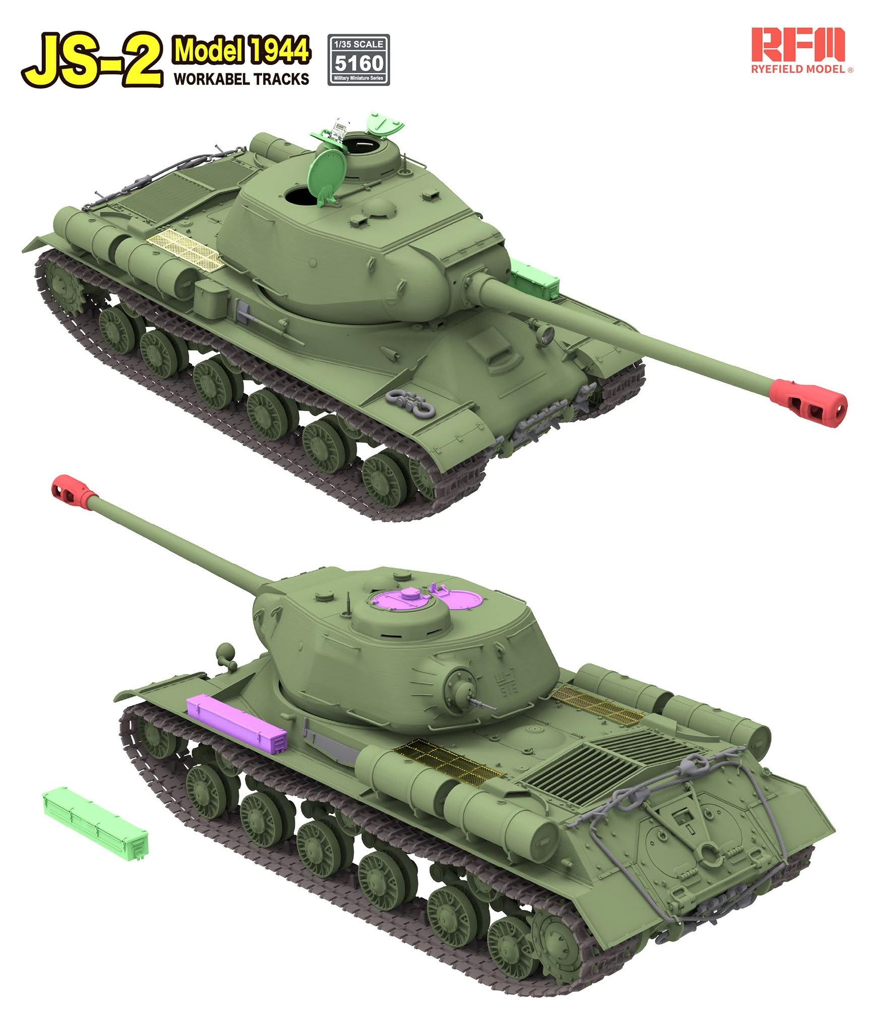 rye-field-model-5160-js-2-1944-panzer-1-35-ww2-sowjet image 2