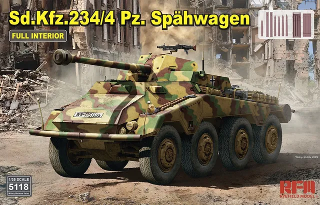 rye-field-model-5118-sd-kfz-234-4-panzersp-hwagen-1-35 image 1