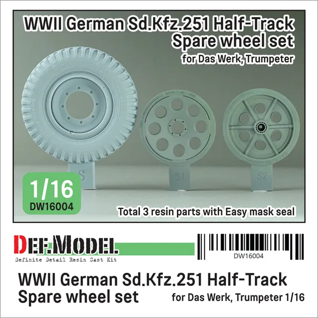 def-model-dw16004-sd-kfz-251-ersatzr-der-resin-1-16 image 1