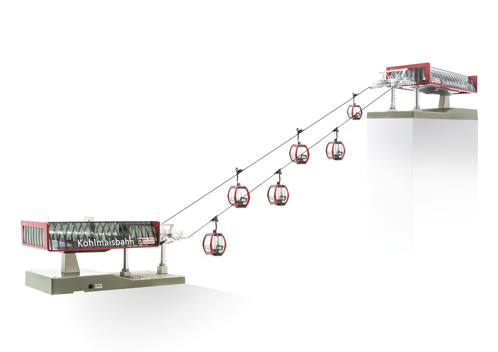 hobbytrain-zubeh-r-seilbahn-d-line-kohlmaisbahn-h0-6-gondeln image 1